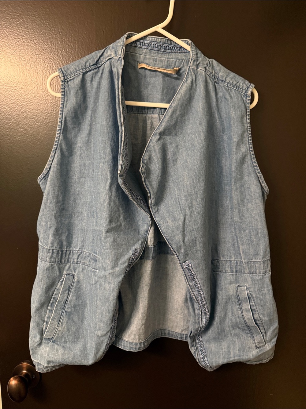 Max Jeans Light Blue Denim Vest